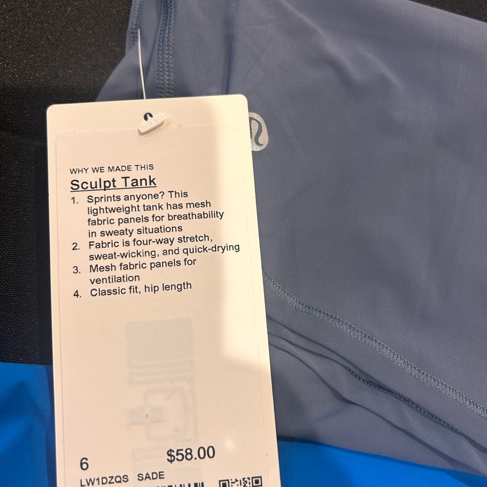 Lululemon Sculpt Tank